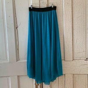 LuLaRoe turquoise skirt Size Medium
